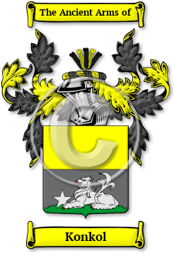 Konkol Family Crest Download (jpg) Legacy Series - 150 DPI