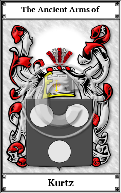 Kurtz Family Crest Download (JPG)  Book Plated - 150 DPI