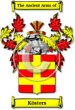 Kösters Family Crest Download (JPG) Legacy Series - 600 DPI