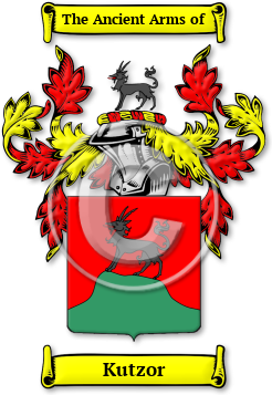 Kutzor Family Crest Download (jpg) Legacy Series - 150 DPI