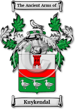 Kuykendal Family Crest Download (jpg) Legacy Series - 150 DPI