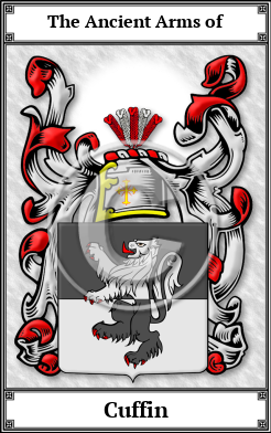 Cuffin Family Crest Download (JPG)  Book Plated - 150 DPI