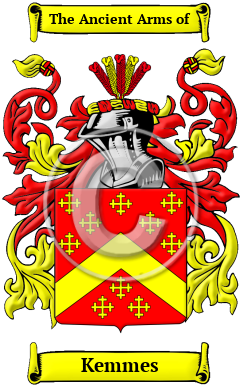 Kemmes Family Crest Download (JPG) Heritage Series - 600 DPI