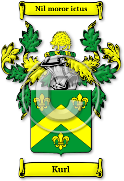 Kurl Family Crest Download (jpg) Legacy Series - 150 DPI