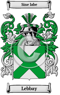 Lebbay Family Crest/Coat of Arms