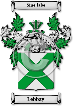 Lebbay Family Crest Download (jpg) Legacy Series - 150 DPI