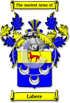 Labere Family Crest Download (jpg) Legacy Series - 150 DPI