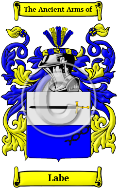 Labe Family Crest Download (JPG) Heritage Series - 600 DPI