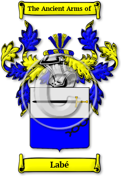 Labé Family Crest Download (jpg) Legacy Series - 150 DPI