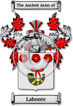 Labonte Family Crest Download (jpg) Legacy Series - 150 DPI