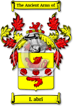 L abri Family Crest Download (jpg) Legacy Series - 150 DPI