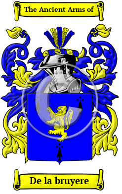 De la bruyere Family Crest/Coat of Arms