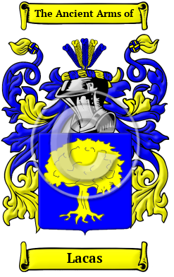 Lacas Family Crest Download (JPG) Heritage Series - 600 DPI