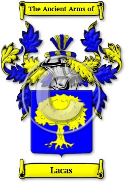 Lacas Family Crest Download (jpg) Legacy Series - 150 DPI