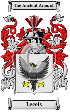 Lecels Family Crest/Coat of Arms