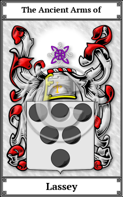 Lassey Family Crest Download (JPG)  Book Plated - 150 DPI