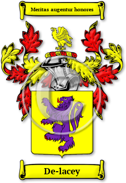De-lacey Family Crest Download (jpg) Legacy Series - 150 DPI