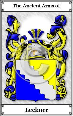 Leckner Family Crest Download (JPG)  Book Plated - 150 DPI