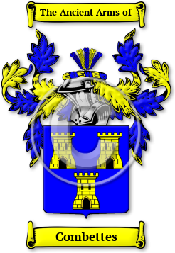 Combettes Family Crest Download (jpg) Legacy Series - 150 DPI