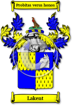 Lakent Family Crest Download (jpg) Legacy Series - 150 DPI