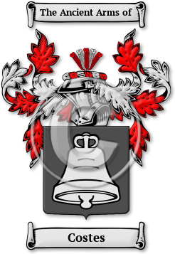 Costes Family Crest Download (jpg) Legacy Series - 150 DPI