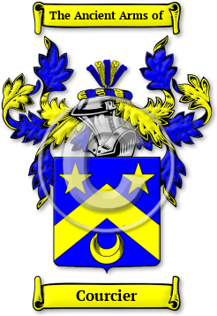 Courcier Family Crest Download (JPG) Legacy Series - 600 DPI