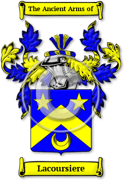 Lacoursiere Family Crest Download (JPG) Legacy Series - 600 DPI