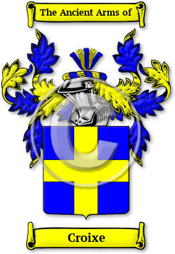 Croixe Family Crest Download (jpg) Legacy Series - 150 DPI