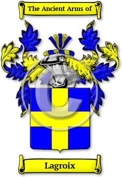 Lagroix Family Crest Download (JPG) Legacy Series - 600 DPI