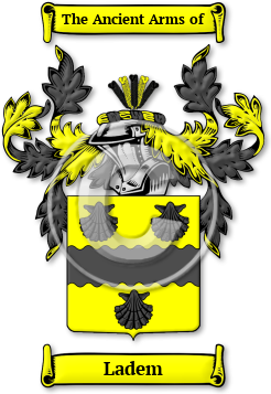 Ladem Family Crest Download (jpg) Legacy Series - 150 DPI