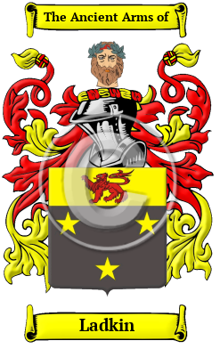 Ladkin Family Crest Download (JPG) Heritage Series - 600 DPI