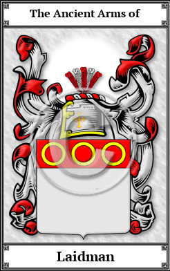 Laidman Family Crest Download (JPG)  Book Plated - 150 DPI