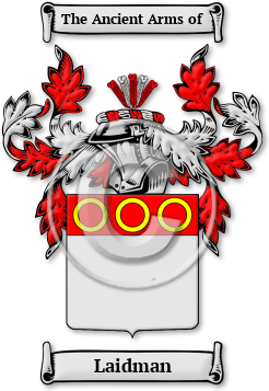 Laidman Family Crest Download (jpg) Legacy Series - 150 DPI