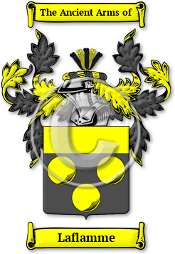 Laflamme Family Crest Download (jpg) Legacy Series - 150 DPI