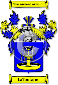La'fontaine Family Crest Download (jpg) Legacy Series - 150 DPI
