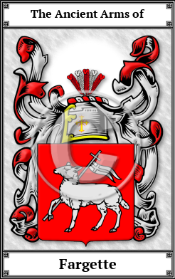 Fargette Family Crest Download (JPG)  Book Plated - 150 DPI