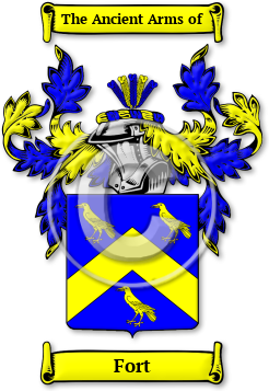 Fort Family Crest Download (JPG) Legacy Series - 600 DPI