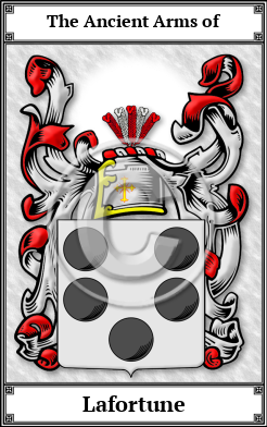 Lafortune Family Crest Download (JPG)  Book Plated - 150 DPI