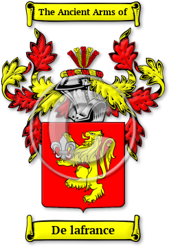 De lafrance Family Crest Download (jpg) Legacy Series - 150 DPI