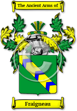 Fraigneau Family Crest Download (JPG) Legacy Series - 600 DPI