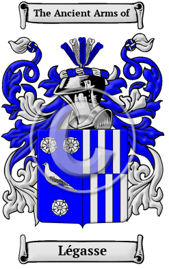 Légasse Family Crest Download (JPG) Heritage Series - 300 DPI