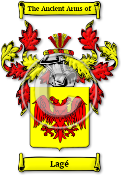 Lagé Family Crest Download (jpg) Legacy Series - 150 DPI