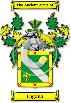 Lagana Family Crest Download (jpg) Legacy Series - 150 DPI