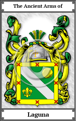 Laguna Family Crest Download (JPG)  Book Plated - 150 DPI