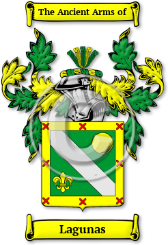 Lagunas Family Crest Download (jpg) Legacy Series - 150 DPI