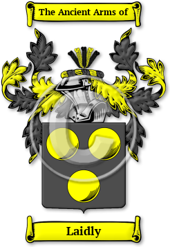 Laidly Family Crest Download (jpg) Legacy Series - 150 DPI