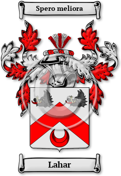 Lahar Family Crest Download (jpg) Legacy Series - 150 DPI