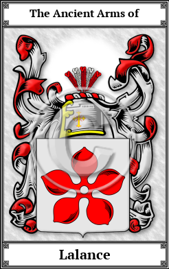 Lalance Family Crest Download (JPG)  Book Plated - 150 DPI