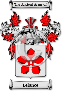 Lelance Family Crest Download (jpg) Legacy Series - 150 DPI