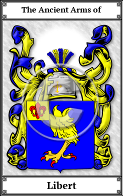 Libert Family Crest Download (JPG)  Book Plated - 150 DPI